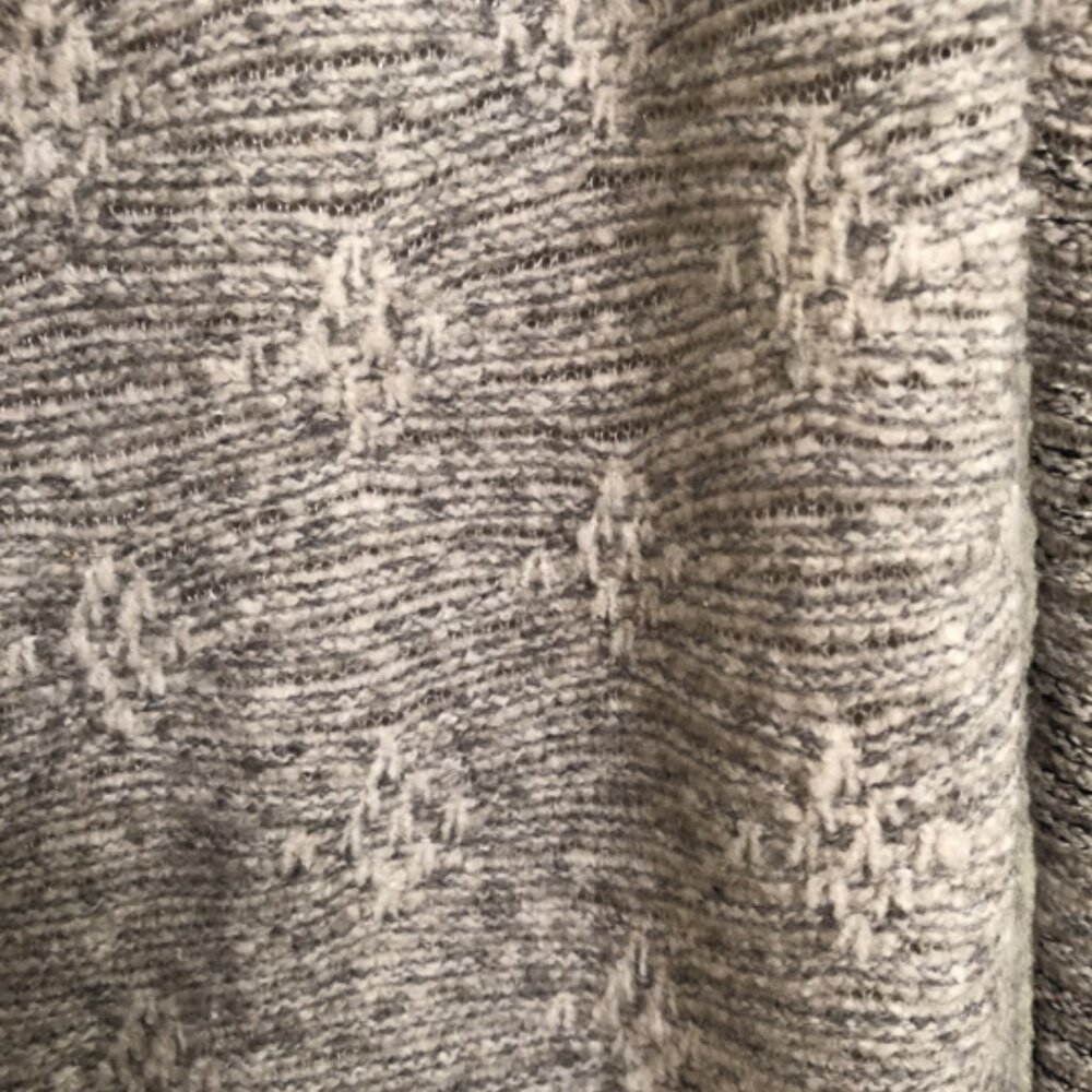 Nic & Zoe Grey Textured Open Cardigan with Sash Trim - Picture 5 of 9